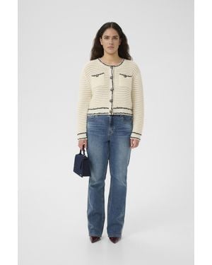 Gestuz Vest Gzcleana Regular Fit Cream - Blauw