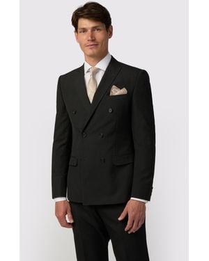 Limehaus Slim Double Breasted Jacket - Black