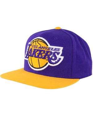 Mitchell & Ness Nba Los Angeles Lakers Xl Logo 2 Tone/ Cap - Blue