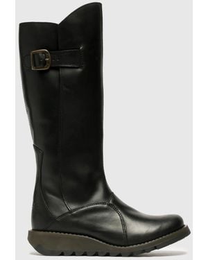 Fly London Mol Boots - Black