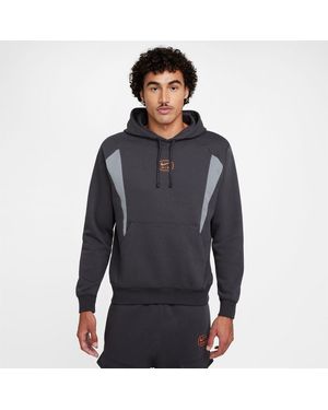 Nike Nsw Sw Air Po Hoody Flc Bb - Blue