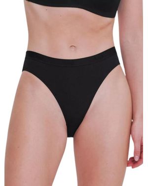 Sloggi Go Casual High Leg Briefs (2 Pack) - Black
