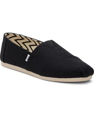 TOMS Alpargata Classic Katoenen Zwarte Espadrilles Voor Mannen - Blauw