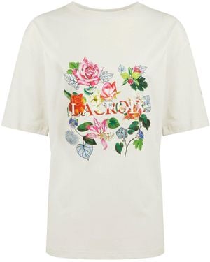Regatta Ladies Christian Lacroix Bellegarde Floral T-Shirt (Pearl) - White