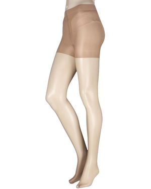 Elle 1 Pair Ladies 20 Denier Shaping Tights - Natural
