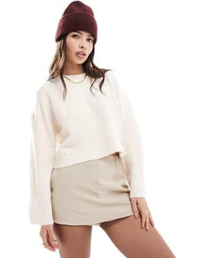 ASOS Micro Mini Skort - Natural