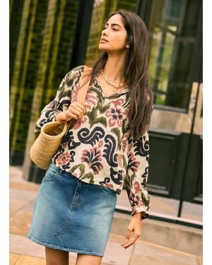 Baukjen Maryjayne Blouse With Lenzing Ecovero - Green