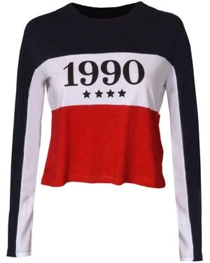 H&M Long Sleeve Crop Top - Red