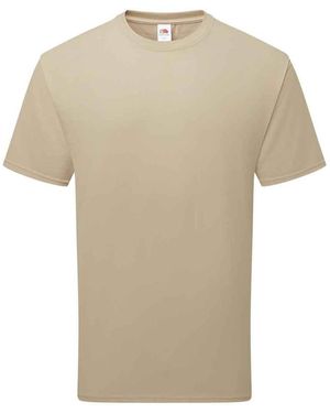 Fruit Of The Loom Adult Cotton T-Shirt (Desert) - Natural