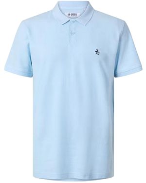 Original Penguin Embroidered Logo Polo Shirt (Water) - Blue