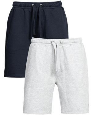 French Connection 2 Pack Cotton Jersey Shorts - Blue