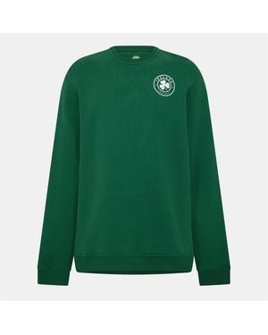 Castore Regular Fit Crew Neck Long Sleeve Sweatshirt - Green