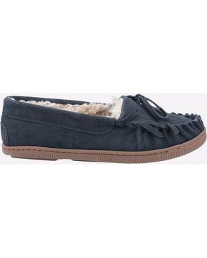 Hush Puppies Slippers Memory Foam - Blue