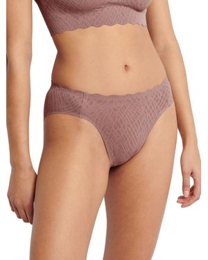 Sloggi Zero Feel Bliss High Leg Brief - Pink