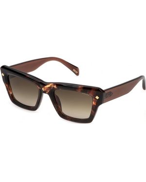 Police Splp48 52 02Ad Sunglasses - Brown