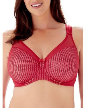 Berlei Beauty Stripe Smoothing Bra - Red