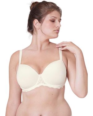 Simone Perele 12A343 Caresse Spacer Plunge Bra - Pink