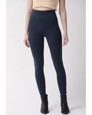 Marks & Spencer M&S Magic Shaping High Waisted Tummy Control Leggings - Blue