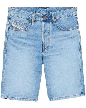 DIESEL Slim Short Denim Shorts Cotton - Blue