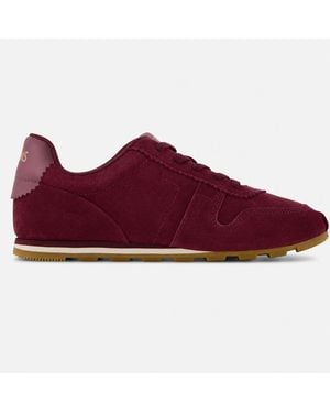 TOMS Trvl Lite Palisade Casual Trainers Dark Suede - Red