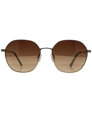 Seksy Round Mirror N1901 Metal - Brown