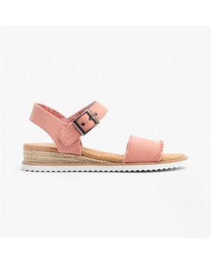 Skechers Desert Kiss-Adobe Princess Ladies Strap Sandals Coral - Pink