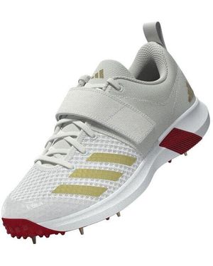 adidas Adipower Vector Cricket Spikes Shoes Boots - White