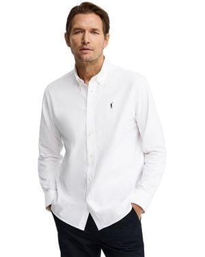 POLO CLUB Long Sleeve Regular Fit Shirt Shirt-L-S21 - White