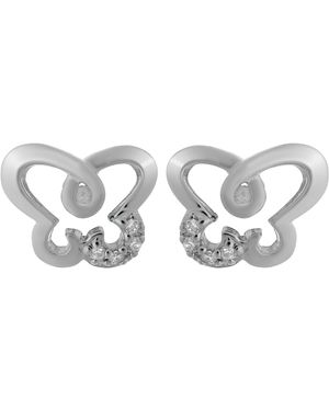Orphelia 'Joya' 925 Sterling Stud Earrings - Metallic