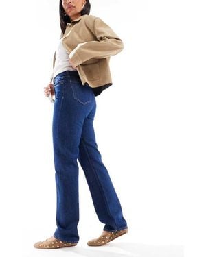 Calvin Klein High Rise Straight - Blue