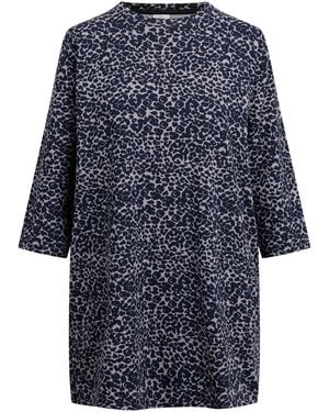 Trespass Ladies Helga Leopard All-Over Print Top - Blue