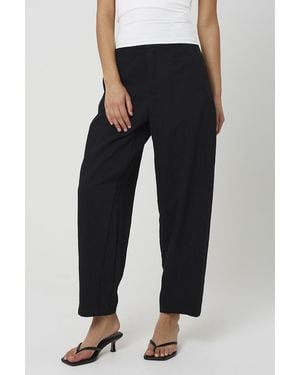 Brave Soul Tailored Straight Leg Trousers - Black