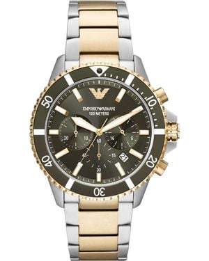 Emporio Armani Diver Multicolour Watch Ar11361 - Grey