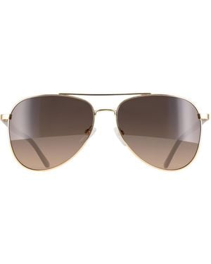 Calvin Klein Aviator Shiny Gradient Ck21306S Metal - Brown