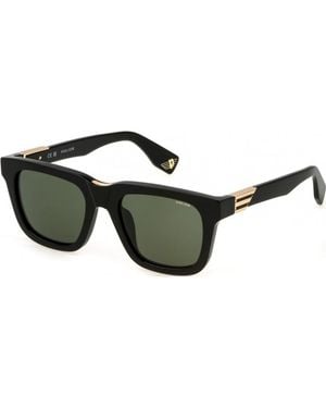 Police Spln43 52 52700Y Sunglasses - Green