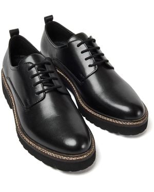 Pod Kris Leather Derby Shoes - Black