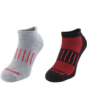 Brooks 2-Pack Ghost Midweight/ Running Socks - Red