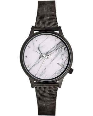 Komono Dameshorloge Kwarts Zwart - Metallic