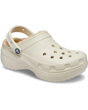 Crocs™ Klassieke Platform Gevoerde Klomp - Wit