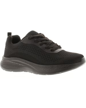Surge Lightweight Trainers Elena Lace Up - Black