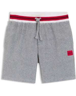 HUGO Contrast Trim Shorts - Grey