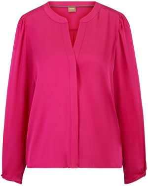 BOSS Dames Biralana Blouse In Roze