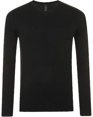 Sol's Glory V Neck Jumper - Black