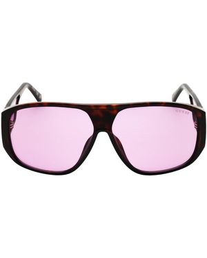 Guess Dark Havana Frame Sunglasses - Pink