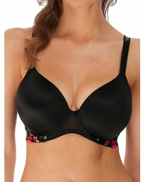 Freya Awakening Underwired Demi Plunge Moulded Bra - Black