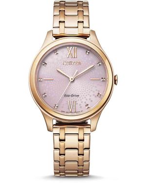 Citizen Horloge Rosékleurig Em0503-75x - Roze