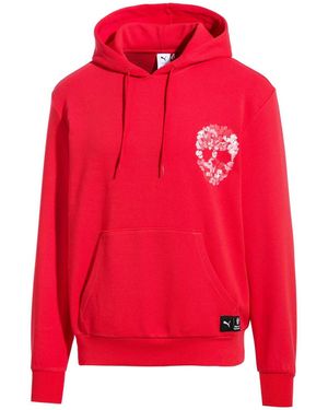 PUMA X Bradley Theodore Hoodie Hooded Sweatshirt Pull Over Jumper 578223 11 - Red
