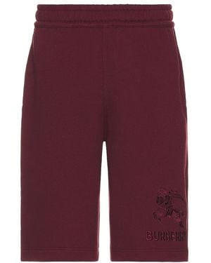 Burberry Taylor Burgundy Shorts - Purple