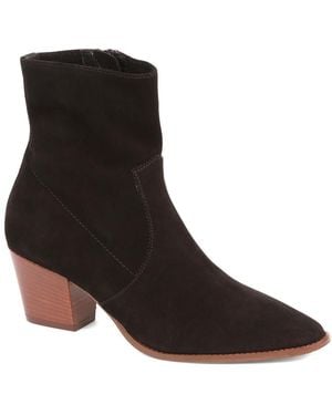 Jones Bootmaker Kallie Suede Heeled Ankle Boots - Brown