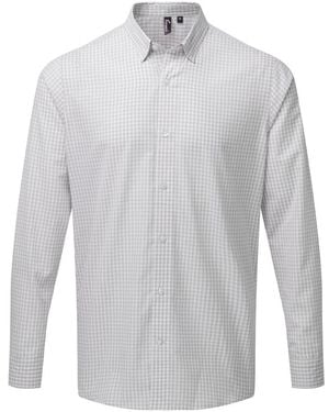 PREMIER Maxton Check Long Sleeve Shirt - Grey